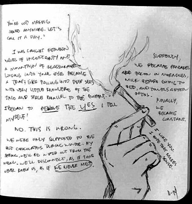 _error410's tweet image. random nights
when my sketches do not match my emotions