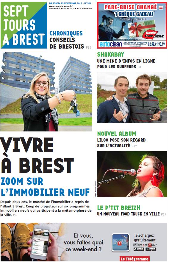 7joursaBrest's tweet photo. L'immobilier neuf à #Brest, l'appli pour les surfeurs Shakabay, un nouveau foodtruck Le P'tit Breizh : tout ça c'est à lire dans notre nouveau numéro https://t.co/6o5T8p44Ty