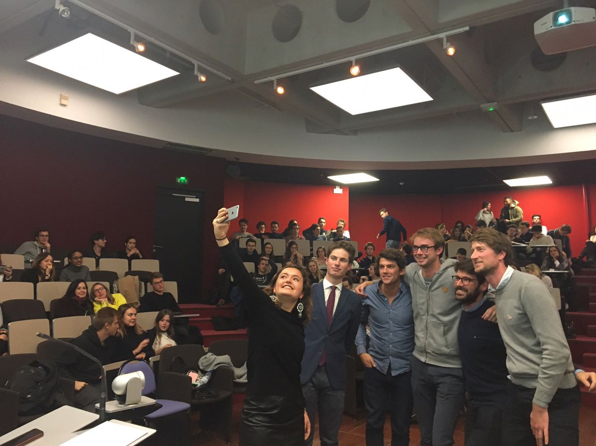 #CorporateTalk à <a href="/IESEG/">IÉSEG</a> Paris sur le thème de l'#Entrepreneuriat avec nos invités <a href="/_agricool/">Agricool</a> <a href="/LALALAB_app/">LALALAB</a> <a href="/roadstr_/">Roadstr</a> et <a href="/MobeyeApp/">Mobeye is now Roamler</a> ! Merci à tous !