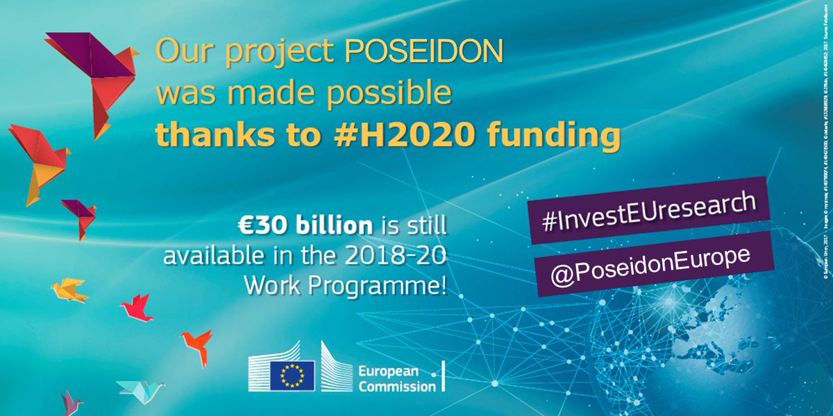 Our project <a href="/PoseidonEurope/">Poseidon Project</a> was made possible thanks to #H2020 #InvestEUresearch! #photonics #legionella