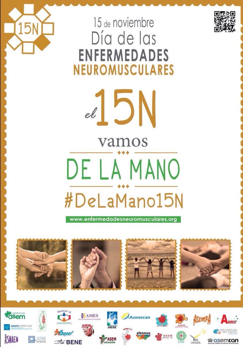 NoInvisibles's tweet photo. Hoy Día Enfermedades #Neuromusculares
Promover investigación, q es esperanza,
y ayudas para mejorar la calidad de vida
Generaciones unidas apoyan #delamano15N
Info en @Federacion_ASEM ⤵️
https://t.co/CWkxm17ibL https://t.co/VZXeM00Mgb