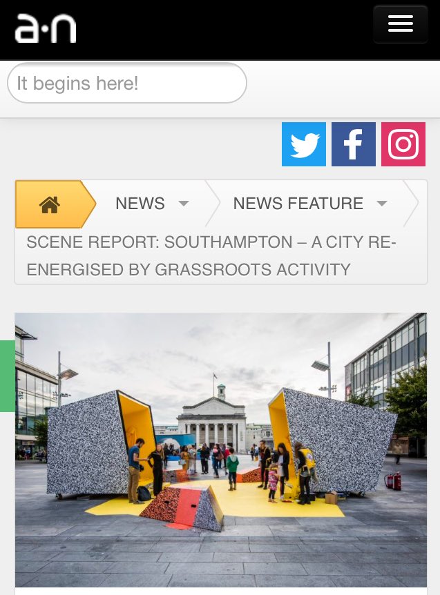 UGOProjectSpace's tweet image. SCENE REPORT: Re-Energised Southampton by Alex Batten @an_artnews ALL the GREAT STUFFFF happening in the city.  Plus thanks for the mention.🙏