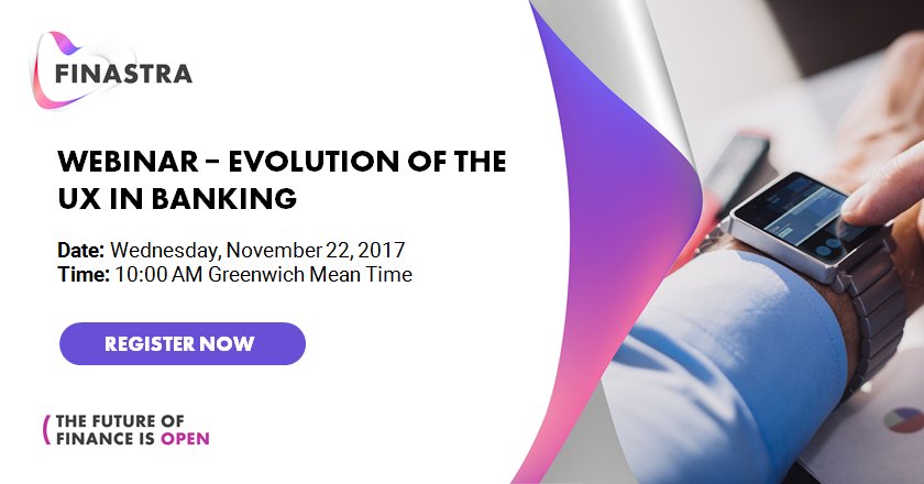 With the era of #openbanking upon us, make yourself desirable! Join our webinar on #banking #UX ow.ly/d0LK30grcyS
