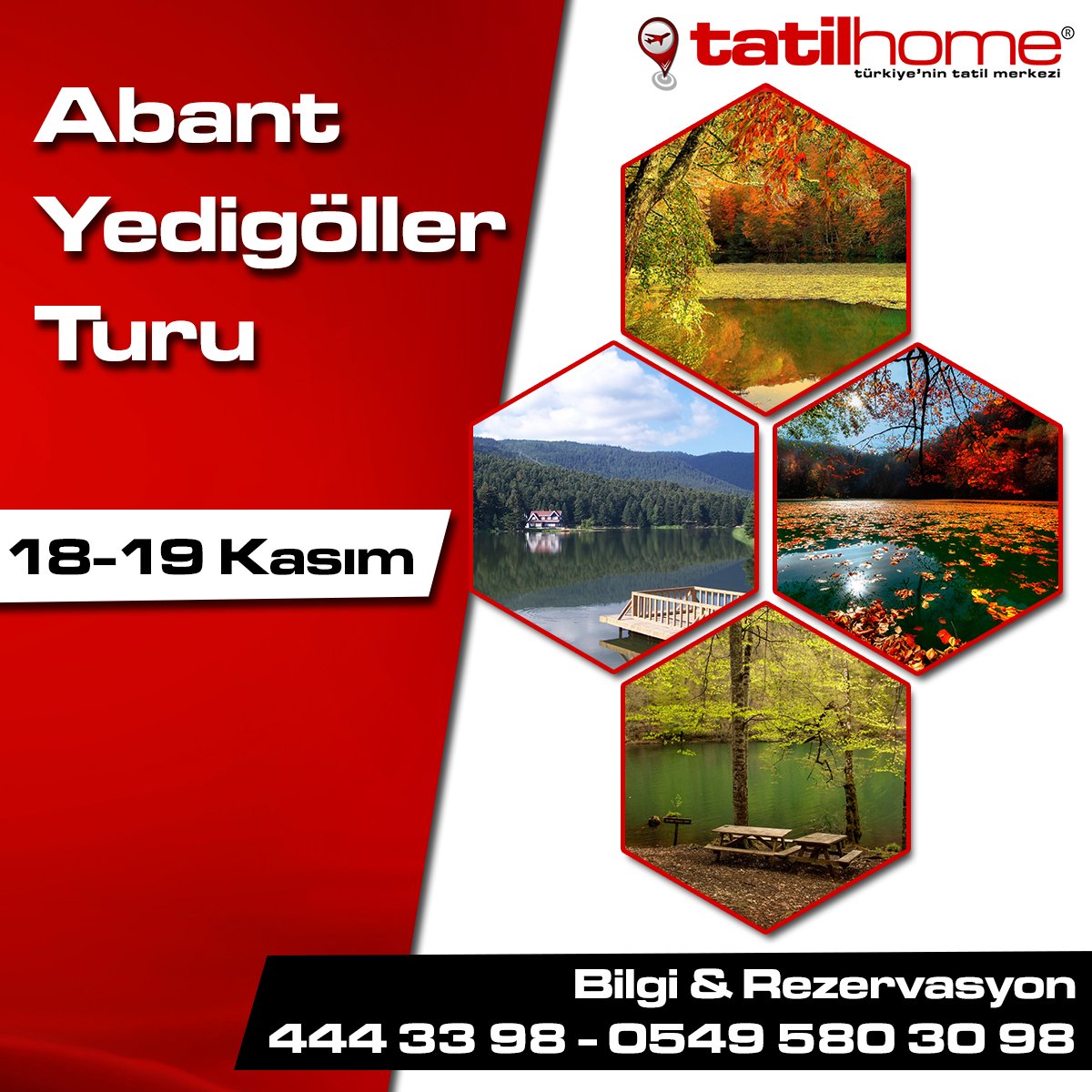 Abant Yedigöller Gezisinde son demler.. Hilton Otel konaklamalı, eğlence dolu muhteşem gezi de seninle birlikte olmasını istediğin kişiyi etiketlemeyi unutma ! 😍🤗🤗
Rezervasyon👉🏽0544 896 11 51 - 444 33 98 
goo.gl/qWdQCH
#abant #yedigöller #abantturları #abantotel