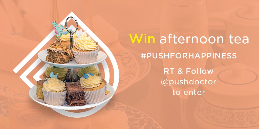 PushDoctor's tweet image. RT&amp;amp;Follow to #WIN!
Speak out and see how you feel with #PushForHappiness 👫🍰
pushdoctor.co.uk/push-for-happi… … #wellnesswednesday 
#Competition winner 9 tmrw