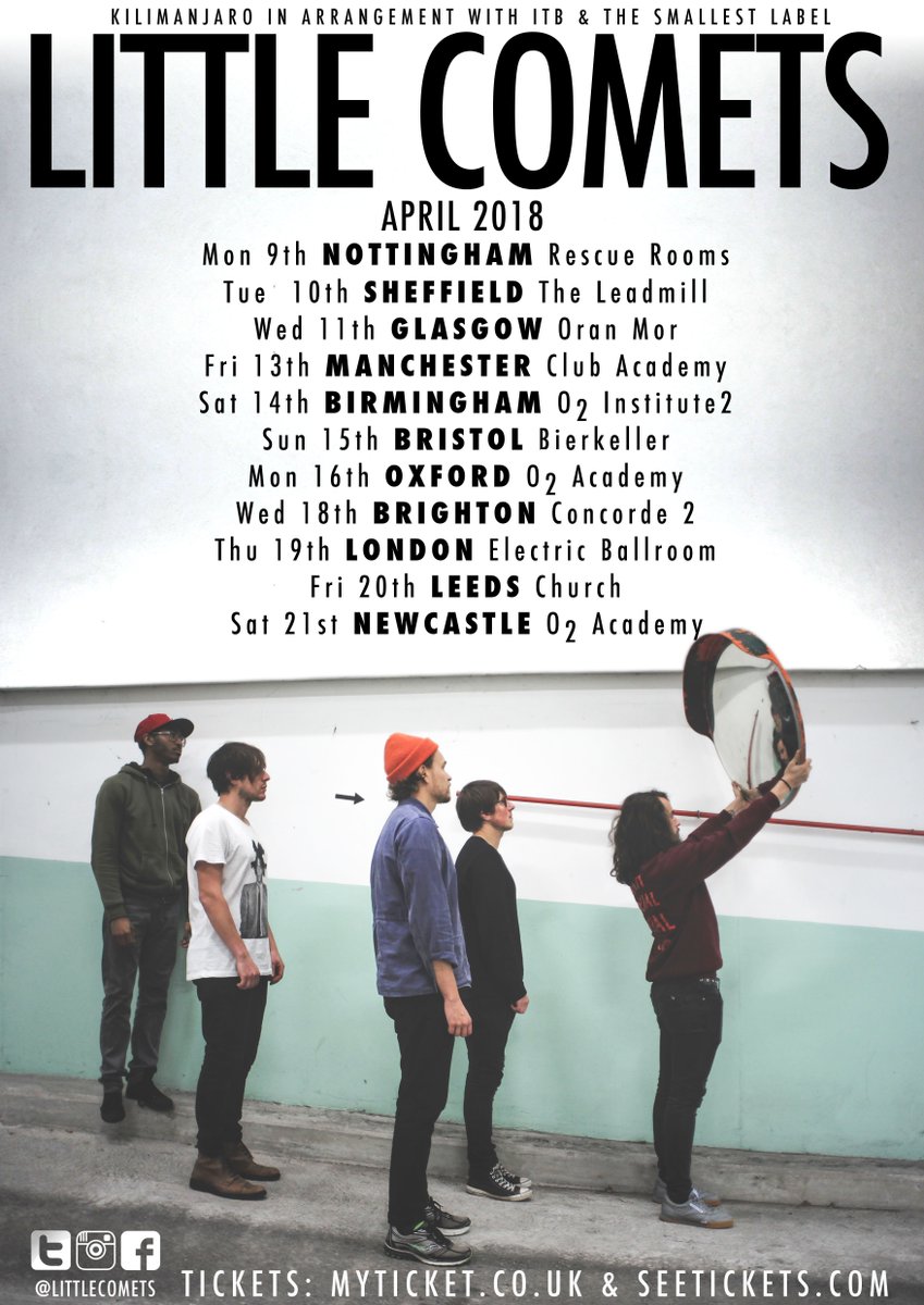 Our next headline tour is finally HERE!!! April 2018 will be fun and games. Tickets on sale Friday. See you there...