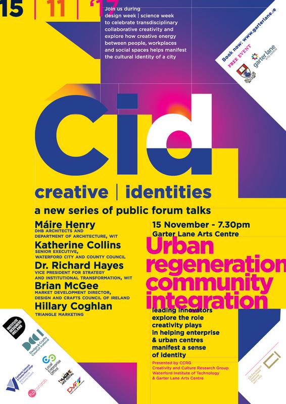 RIKON_SETU's tweet photo. The third @waterfordit #CreativeIdentities Event takes places this evening in @garterlane. The panelists will be discussing #UrbanRegeneration and #Creativity. See https://t.co/2Qd7eUFBOL for more information. https://t.co/mNkEXgKxJL