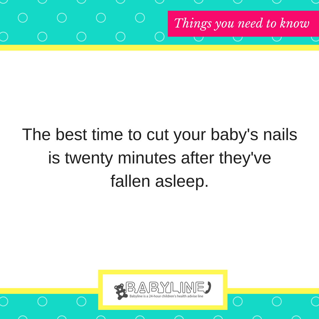 BabylineZA's tweet photo. #BabyLifeHack
The best time to cut your baby's nails is twenty minutes after they've fallen asleep.
#BabyLineZA #Baby #ParentingAdvice #ExpectantParents #Babygirl #BabyBoy https://t.co/yQrwExESZ1