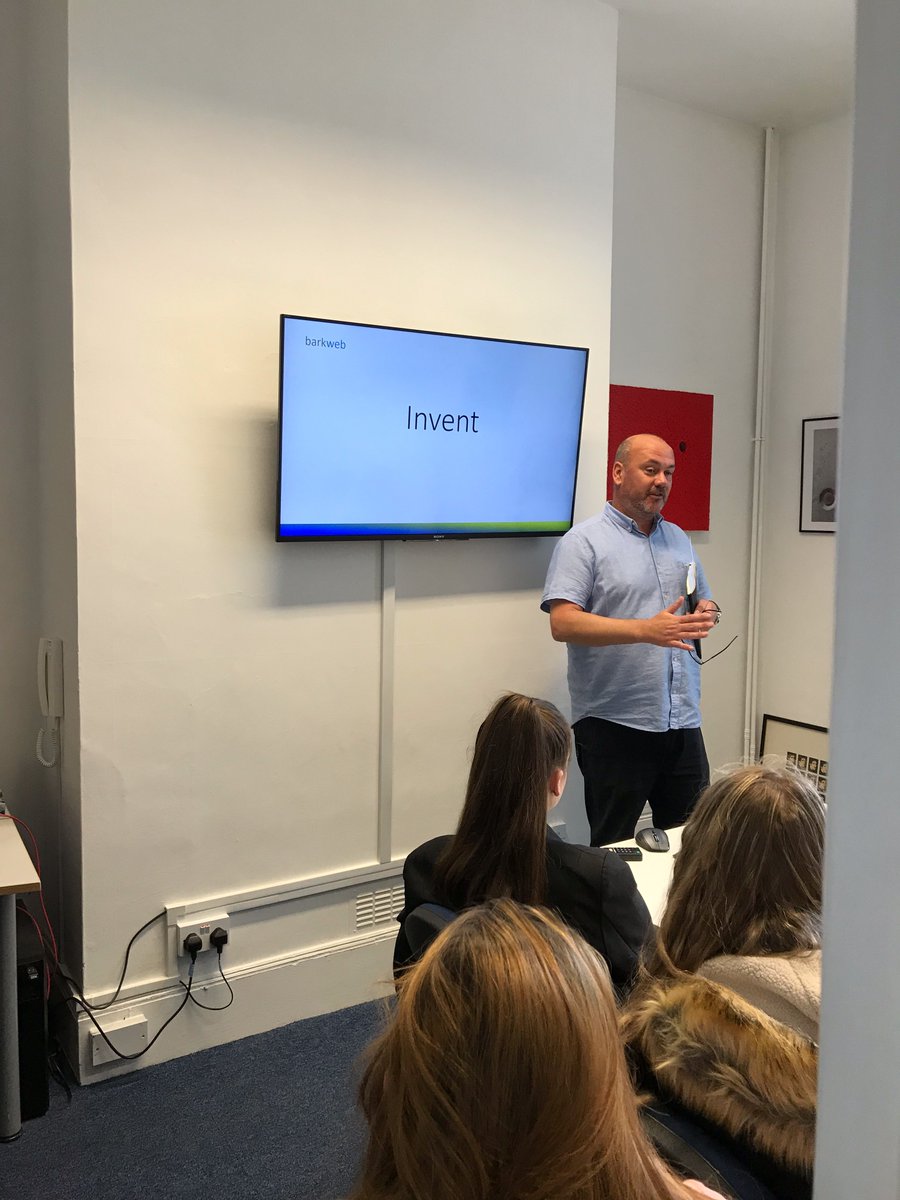 BarkWeb's tweet photo. Great morning yesterday with the students from @uplandscc for @EastSussexCC #OpenDoors2017 talking about all things #digital #design #inspiration https://t.co/NRmhb5ymwT