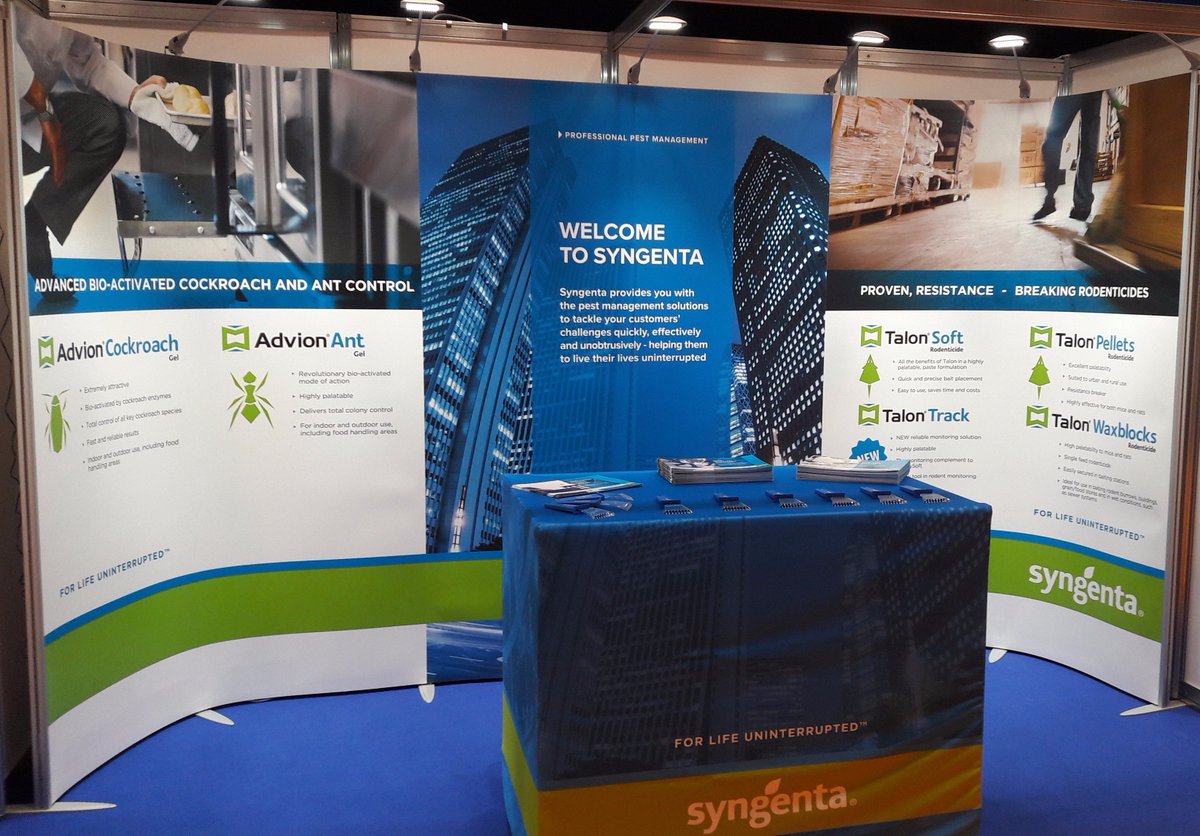 SyngentaPPMUK's tweet photo. #PestTech2017 has officially started!  #DanLightfoot and #KaiSievert will be on stand 38-39 ready to answer all your questions #ForLifeUninterrupted https://t.co/QPXkwpRDn8
