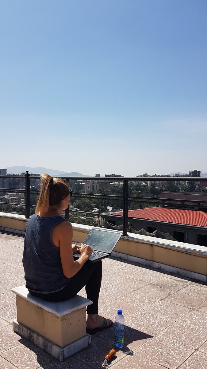 Operational research over the rooftops of #Addis: Erika Mohr is working on assessing the treatment of rifampicin-resistant #tuberculosis with delamanid in Khayelitsha, South Africa – a township with very high tuberculosis and #HIV co-infection burden.