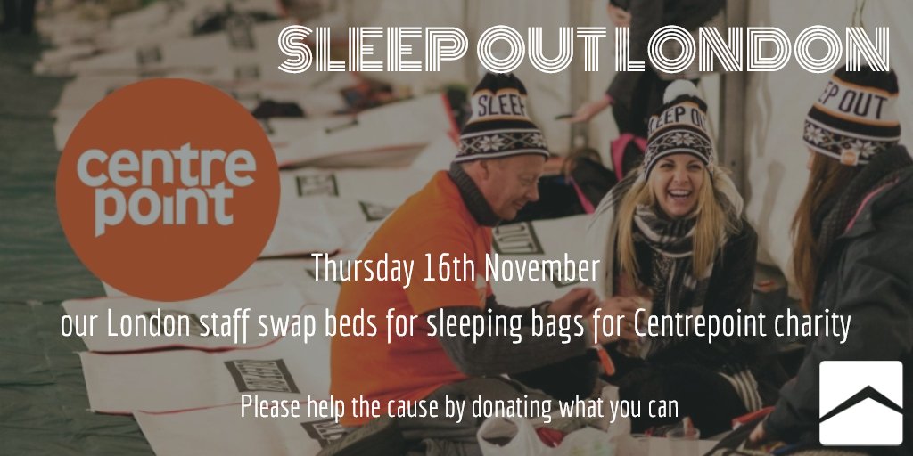 Supporting homeless young people for the 5th year running! ludlowthompson are at the London Sleep Out tomorrow night. We've raised over £7,000 so far - help us reach our goal by donating at: bit.ly/2zH2ehl  #SleepOutLondon #charityevent #donate #givingback <a href="/centrepointuk/">Centrepoint</a>