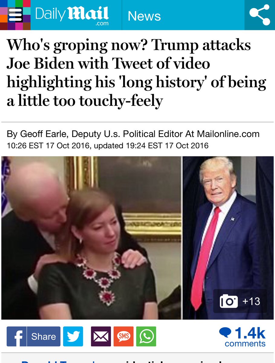 The media tried to warn folks about Joe Biden's creepiness, but people wouldn't listen.Even with a headline like "America Shouldn't Tolerate 'Biden Being Biden'..." 