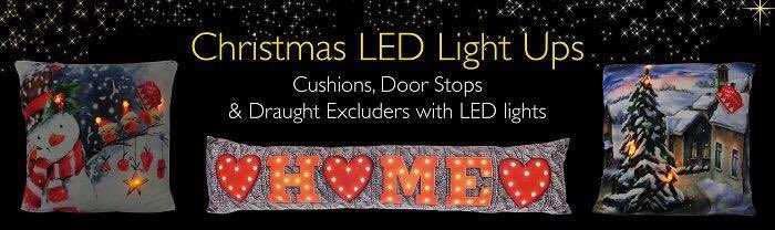 beamfeature's tweet image. LED Christmas Cushions, Draught Excluders and Doorstops in stock, perfect to brighten up your festivities #christmaslights #LED #Cushions #DraughtExcluders #doorstops #festive #cosy