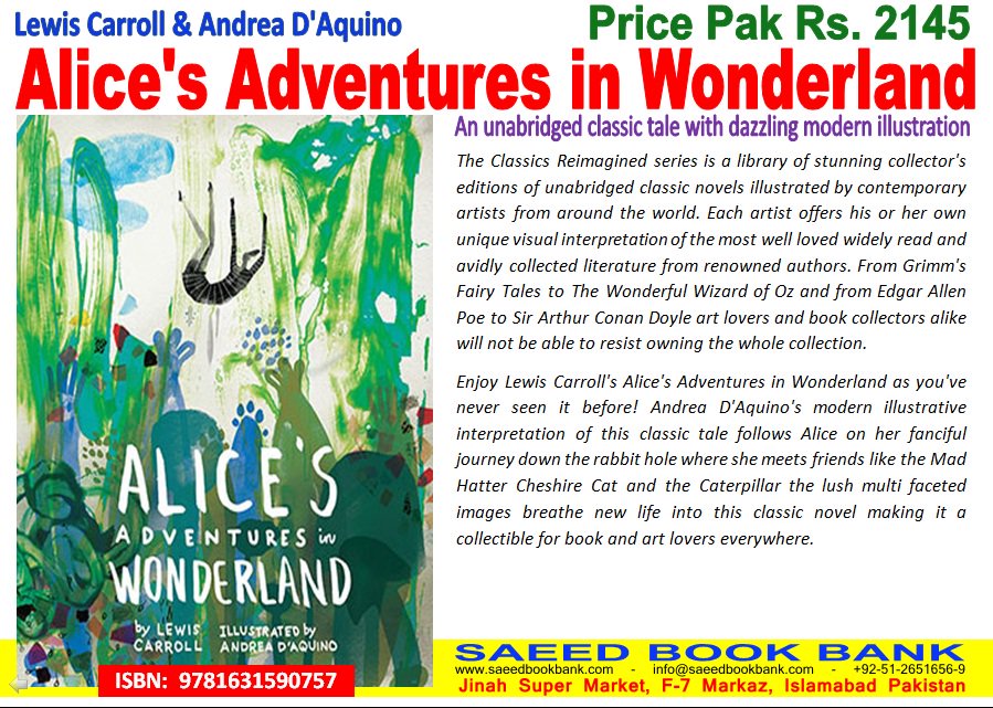 saeedbookbank's tweet photo. Alice's Adventures in Wonderland https://t.co/lQ6jlJuitB