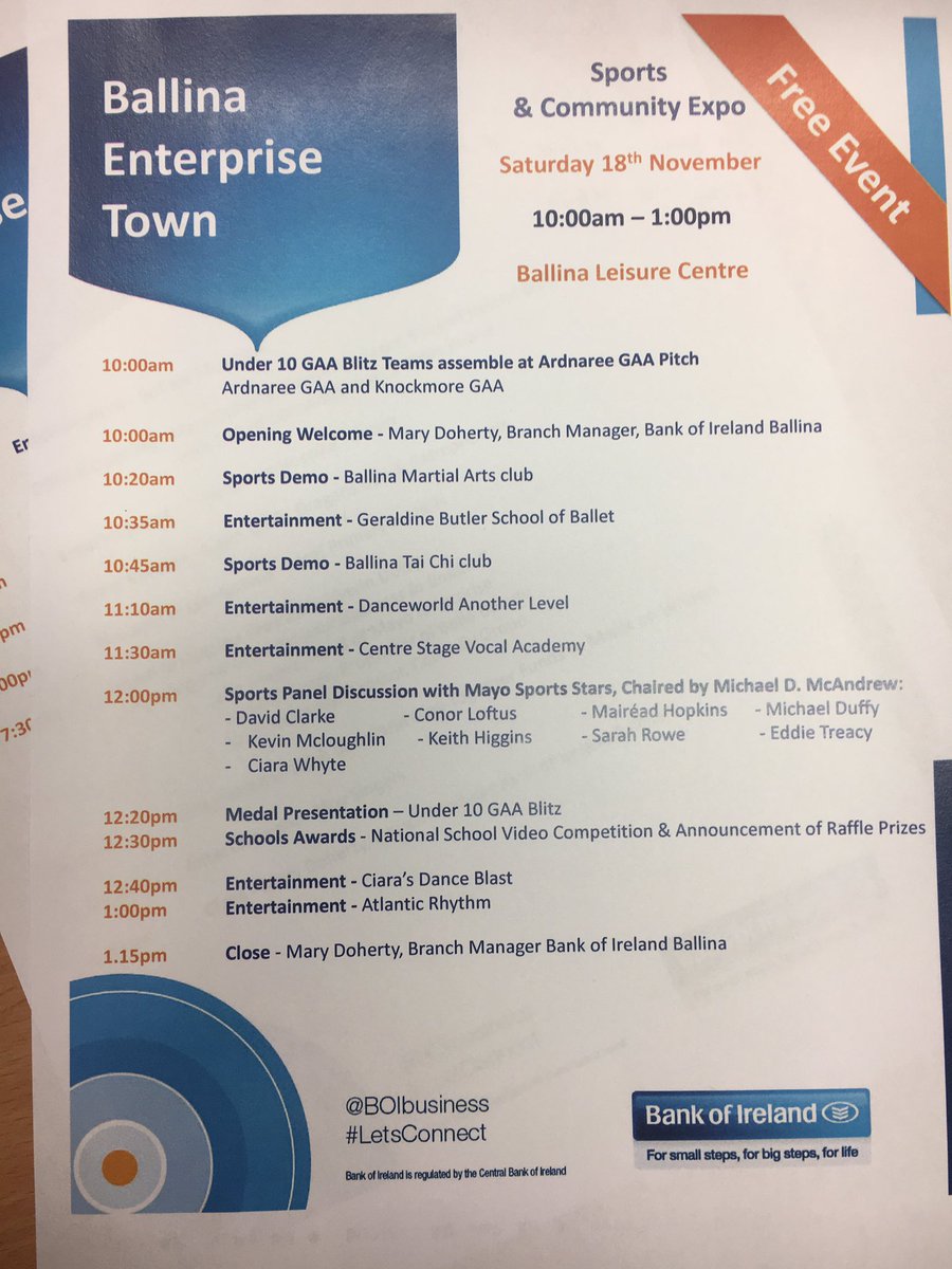 ballinaMaryD's tweet photo. All happening this Friday 6pm-9pm &amp; Saturday 10am - 1pm #Ballinaleisurecentre#Ballina#music#dance#fun#community#business#freeentry https://t.co/EjUNOSzO2V