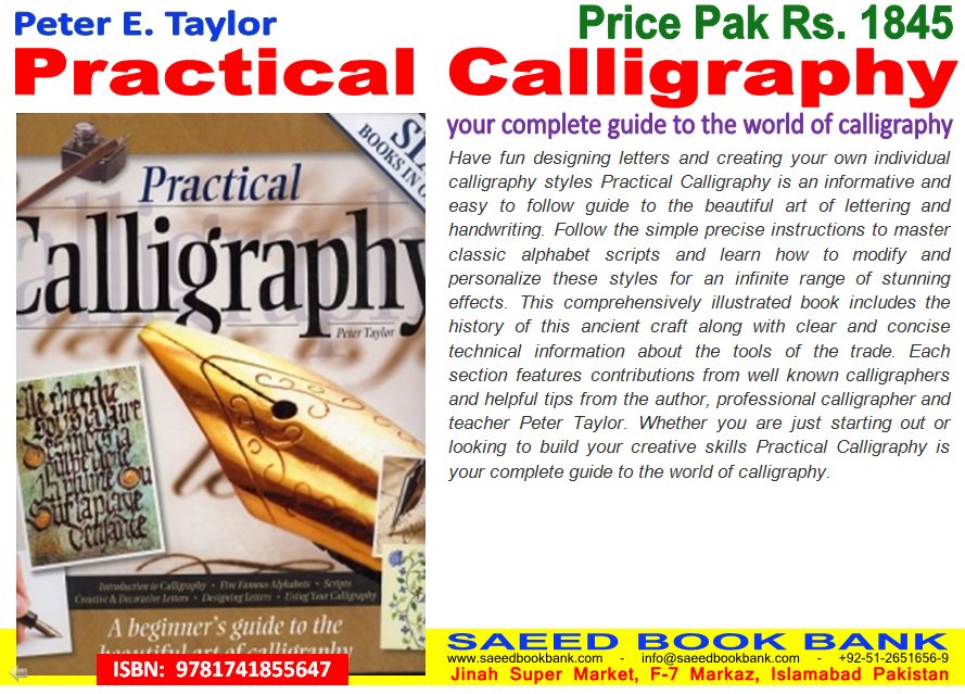 saeedbookbank's tweet photo. Practical Calligraphy - A Beginners Guide to the Beautiful Art of Calligraphy https://t.co/uV6klpBKN9