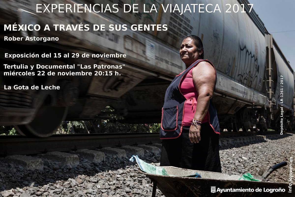 logronojoven's tweet photo. #Experiencias de la #Viajateca #exposición #fotografía MÉXICO A TRAVÉS DE SUS GENTES con @Rober_Astorgano en #LaGotadeLeche #Logroño del 15 al 29 de noviembre https://t.co/5YrRDzM3To https://t.co/HqbDiFzBKl