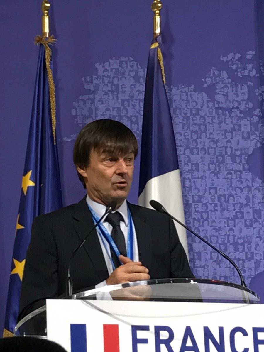 larutadelclima's tweet photo. France's @N_Hulot speaking on CREWS Initiative #makeourplanetgreatagain #COP23 https://t.co/PCGKv3RXNG