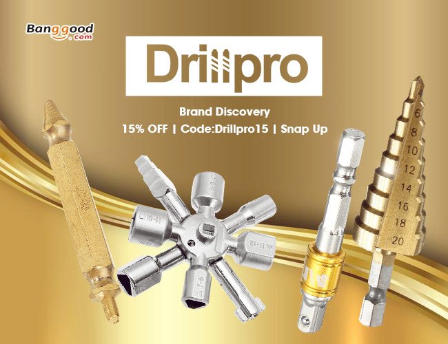 BanggoodFR's tweet photo. #Drillpro #snapup #brandday
Snap up!!! les produits de la Marque Drillpro
Code:Drillpro15
https://t.co/fGtMMMpnrj https://t.co/tytP5ZMWwQ