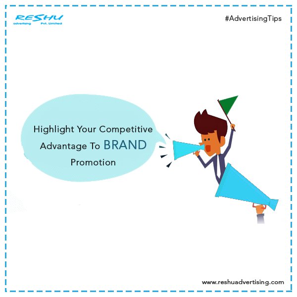 reshuadvertise's tweet photo. Highlight Your Competitive Advantage To #Brand Promotion !!
#ReshuAdvertising #AdvertisingTips #AdvertisingAgency @reshuadvertise @theunicom @GlobalAdvtOOH https://t.co/s7qgTHjEHK