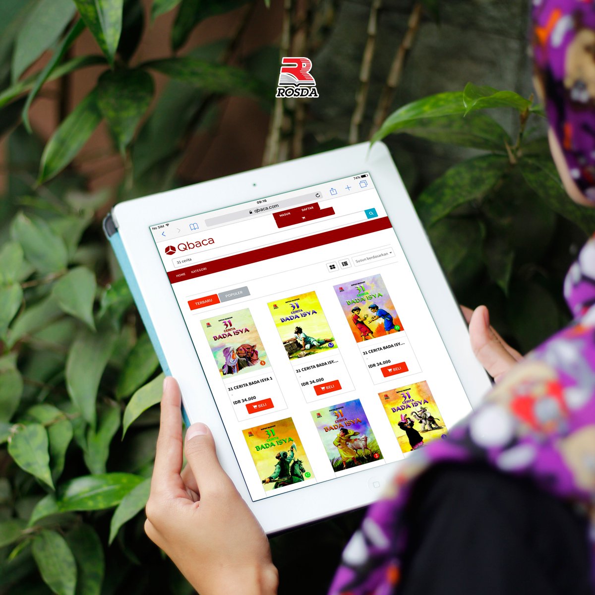Dapatkan buku digital berseri kami dengan judul 31 Cerita Bada Isya di aplikasi <a href="/Qbaca/">Buku Digital</a>. #digital