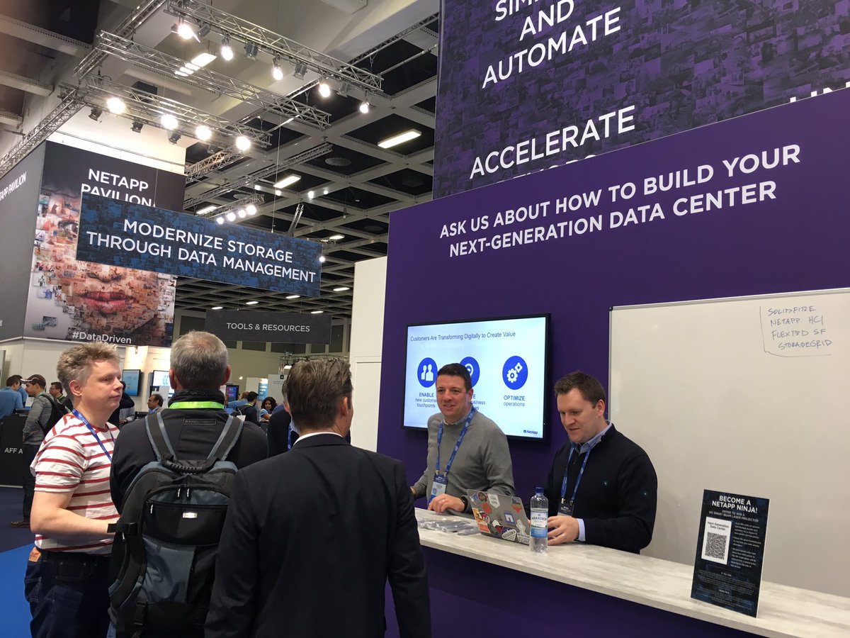 Make sure you stop by and visit us in the Next Generation Data Center space at the #NetAppInsight pavillion!