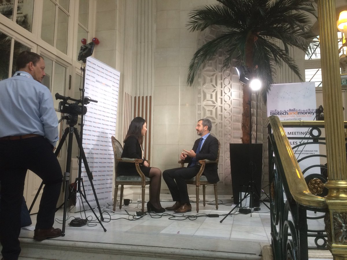 IBcommsagency's tweet photo. Great to arrange the interview for Stephane Boissel, @TxCellSA with @PharmaTV at @BiotechandMoney covering #celltherapy CAR-Tregs https://t.co/tbM78nwRz3