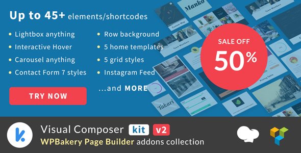ThemeLego's tweet photo. VCKit 2.0 for #WPBakeryPageBuilder (formerly #VisualComposer) is LIVE now! Get the hottest features in one of the best #WordPress addons collection for ONLY $9 THIS WEEK. 

https://t.co/40F43sTvD4

#WordPressaddons #WordPressplugins https://t.co/LFjCdfDRgV