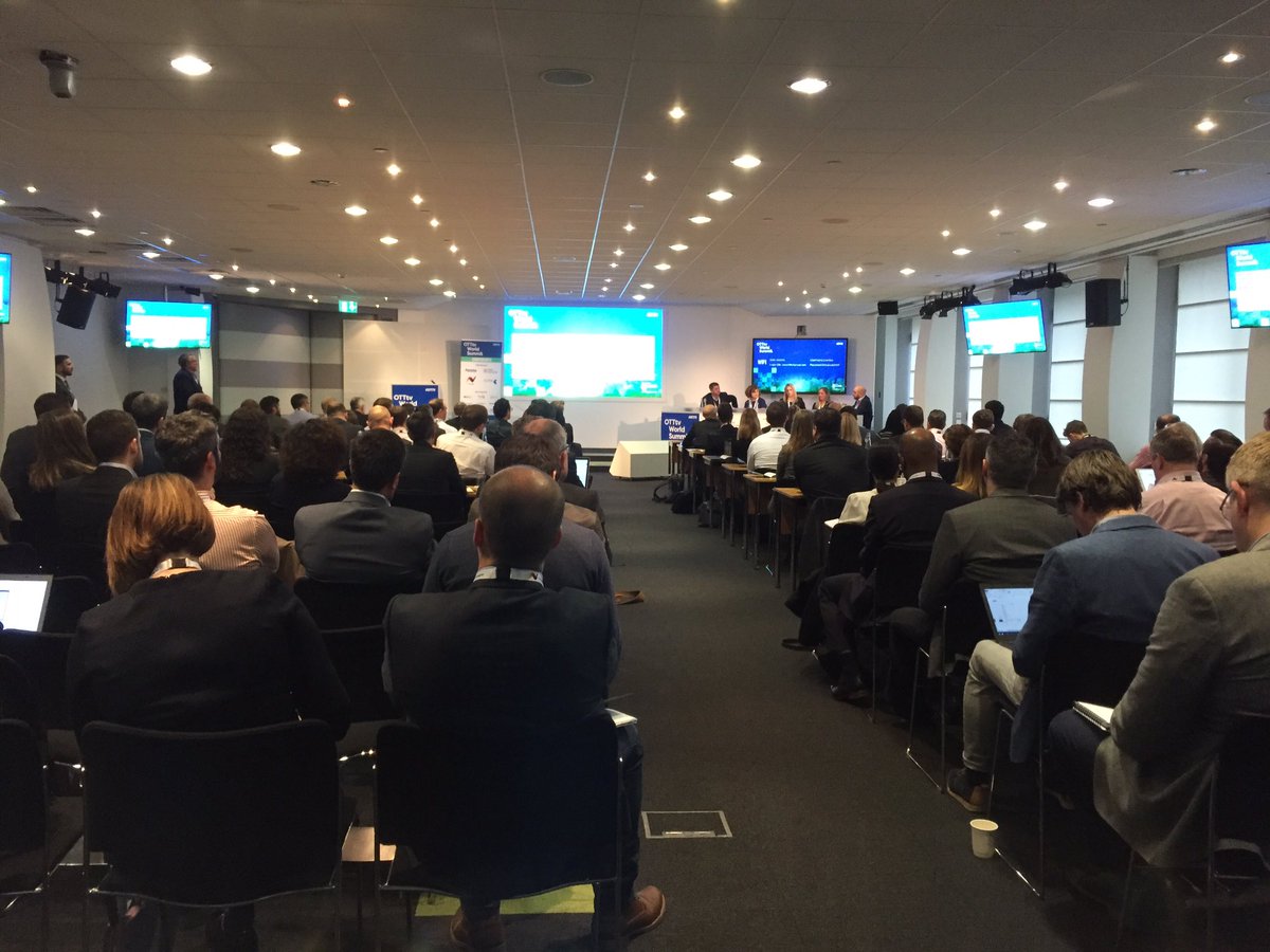 MarcWallentin's tweet photo. Packed room to kick off a couple of great days here #OTTtvWorld #contentdw @tvconnectseries https://t.co/ZSgGctfKqJ
