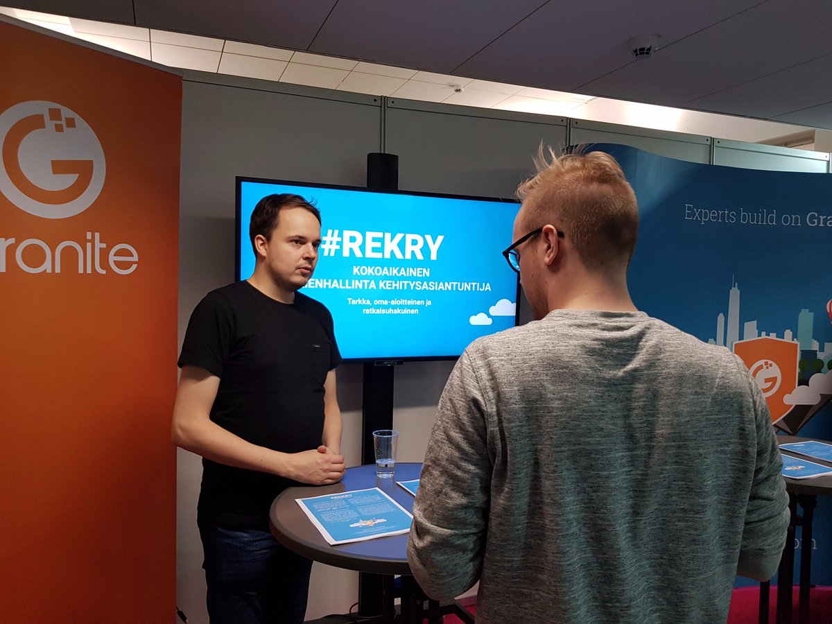 GranitePartners's tweet image. It's happening! #ITHekuma #rekry @TampereUniTech