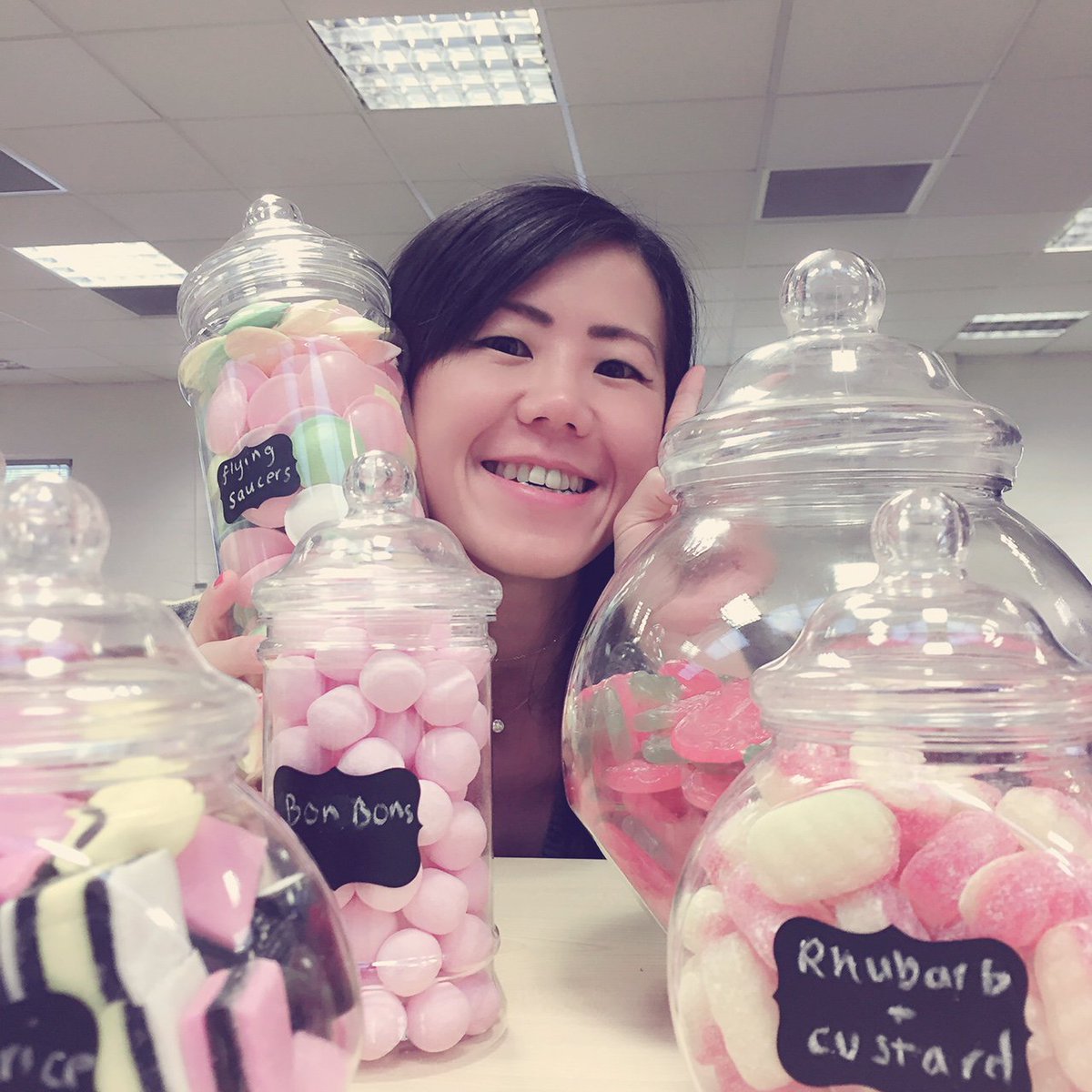 cwaagency's tweet photo. Today we're all feeling like kids in a sweet shop with our very own studio pick n' mix! #SweetTooth #PoweredBySugar ๐ฌ https://t.co/qF6e9KnIJy
