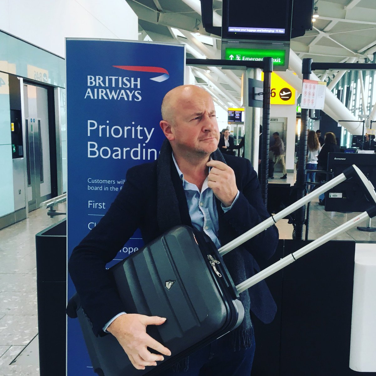 british airways guitar hand luggage