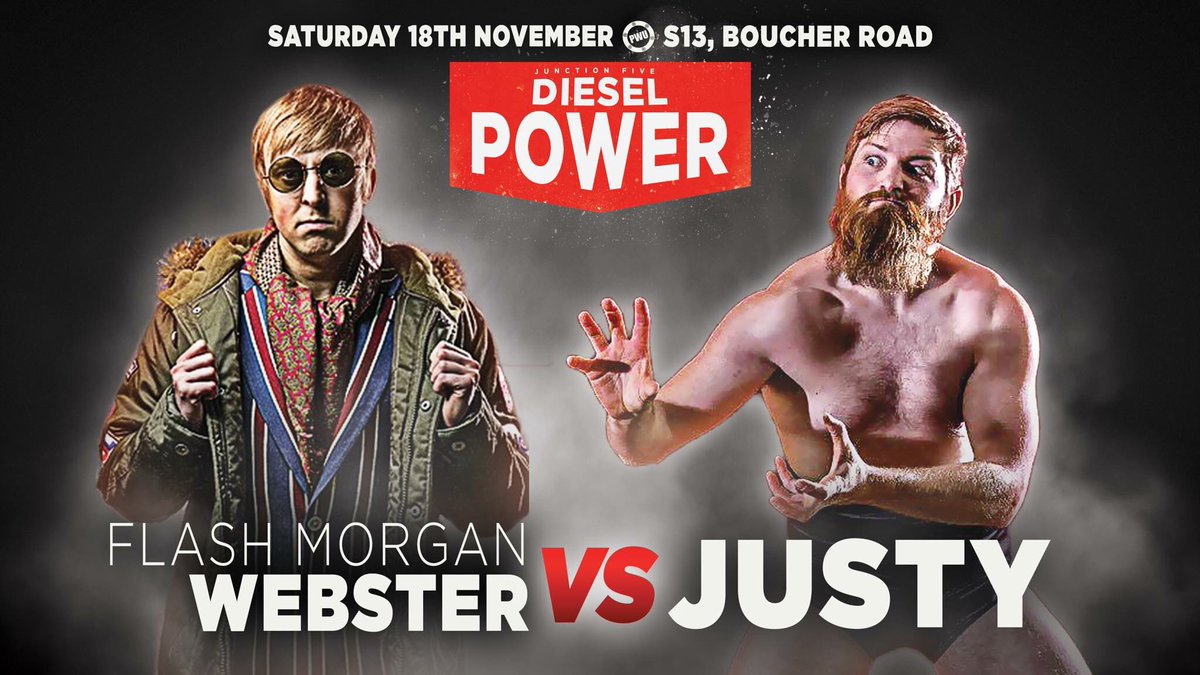 pwulive's tweet photo. Will the #Modfather @Flash_Morgan #tearitapart against the #fishook when he meets Ireland'sHottest #freeagent @Justy_FishHook on Sat? https://t.co/NzXlo36FZy