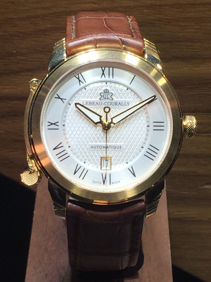 When exclusivity goes with simplicity : Le Dauphin, from our Heritage collection, with its legendary "Clé de fusil" on its left hand side &amp; its guilloché dial. Pure &amp; perfect !
