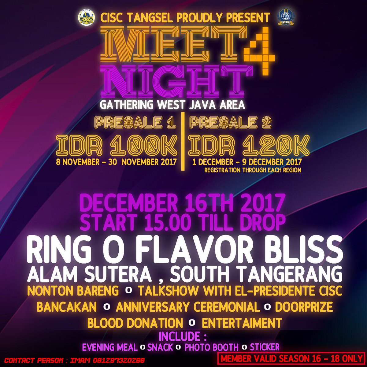 CISCkarawang's tweet image. Are you ready guys?
#MeetNight4 #CISCWestJava #ThisIsCISC