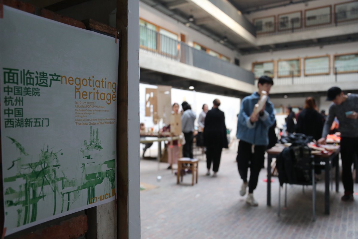 BartlettArchUCL's tweet image. Our tutors have been on tour -
with a design-led heritage workshop in China bit.ly/2zYqyvR #BartlettSchoolofArchitecture #BartlettNews