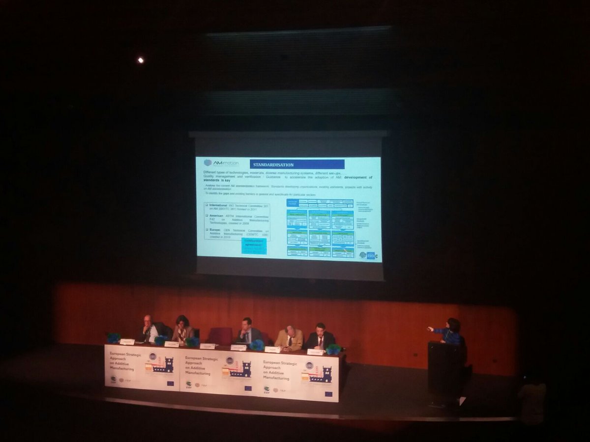 EWF_Welding's tweet photo. EU Strategic Actions - The need of standardisation in #AdditiveManufacturing - Paula Queipo - @Prodintec #ammotion https://t.co/qCZaIDhaBQ