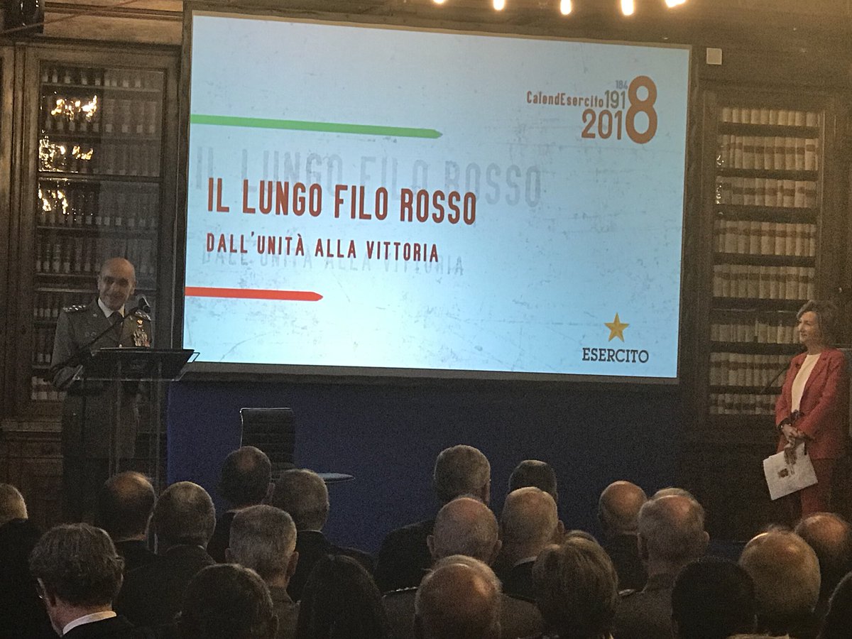 Il Ministro della difesa @robertapinotti rivolge un indirizzo di saluto con un video-messaggio in occasione della presentazione del #CalendEsercito 2018 #EsercitoItaliano #AlserviziodelPaese