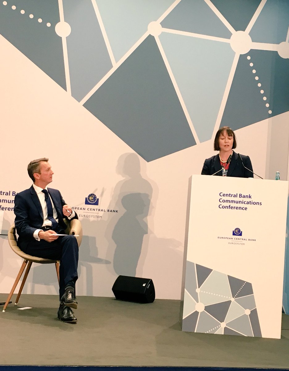 karlachaman's tweet photo. . #Donnery “Priests in ancient Egypt.. monopoly of knowledge... that’s how central banks were depicted once” #ECBCommsConference #ECB https://t.co/7OBGbb3jCm