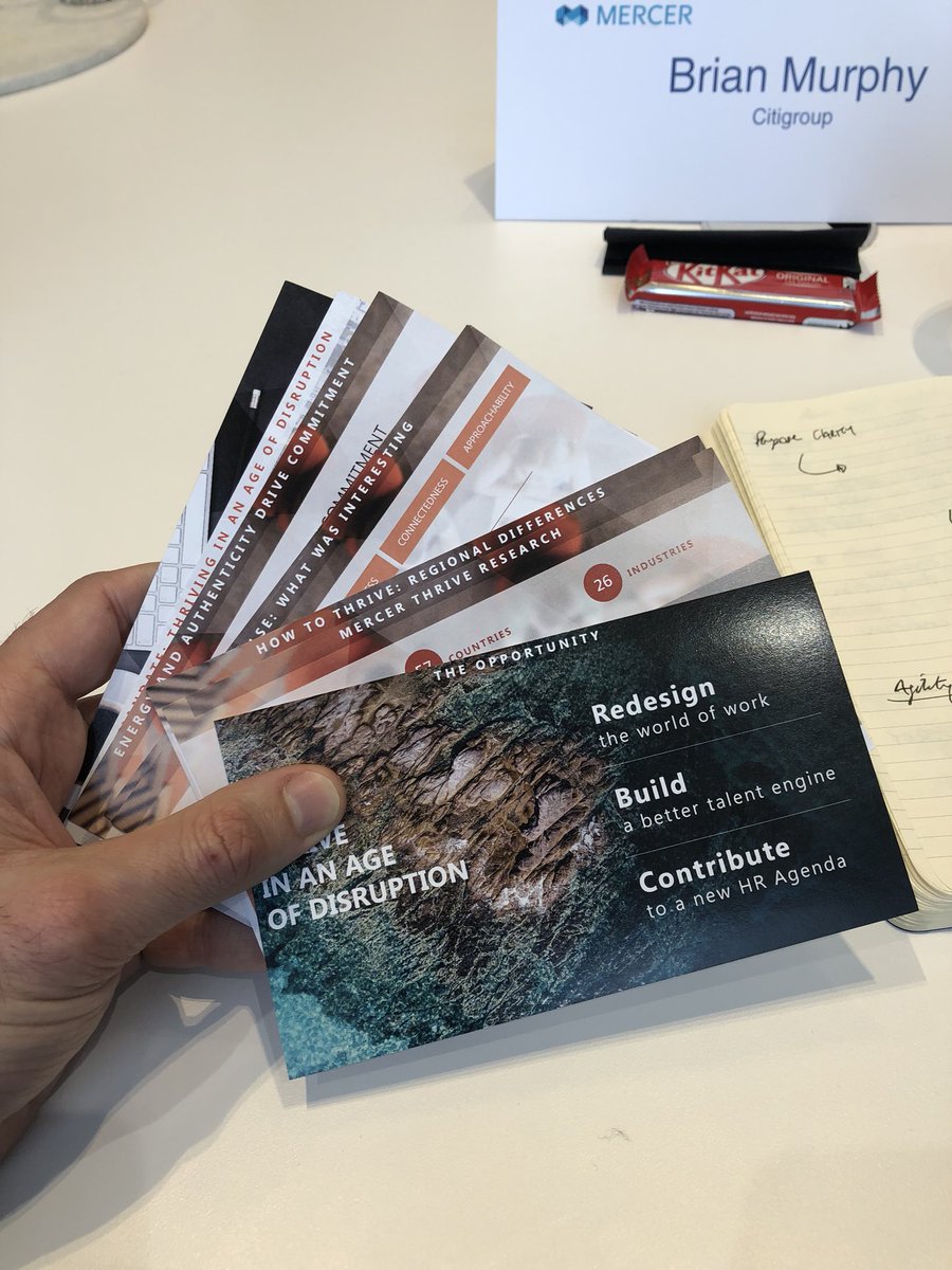 bnmurphy14's tweet photo. Hanging out with @mercer at the shard today. Love their presentation slides as handout cards! https://t.co/AR6HP1oTe2