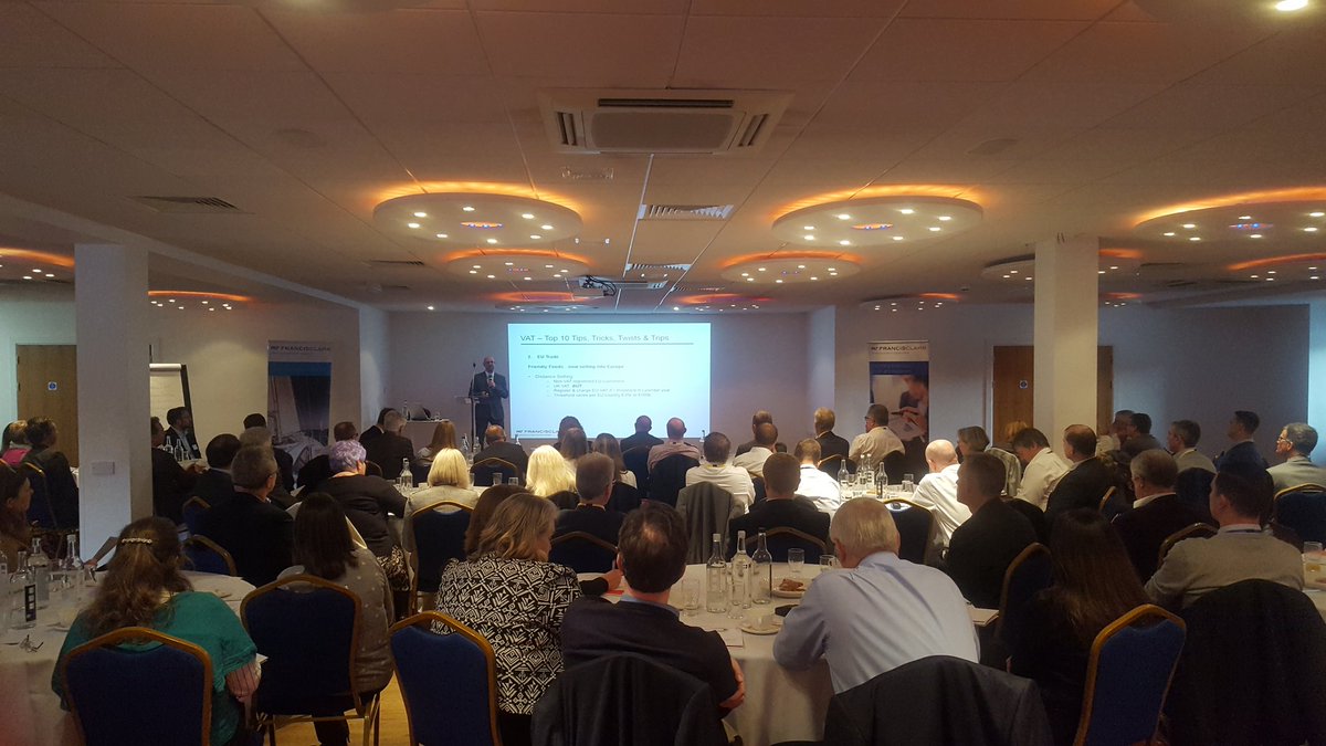 Full house of the area's top FDs for our essential 6 monthly update @pkfFrancisClark <a href="/afcbournemouth/">AFC Bournemouth 🍒</a>