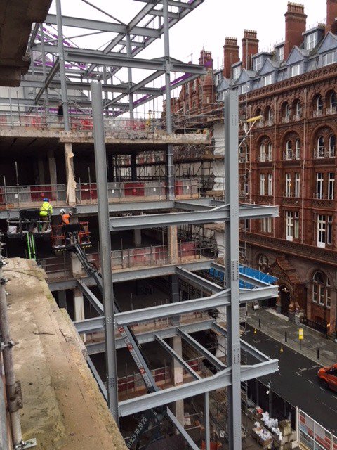WalkerSime's tweet photo. It's great to see Windmill Green coming together and the steelworks being erected #forepartnership @kiergroup @CurtinsConsult https://t.co/AjPGj0yB3x