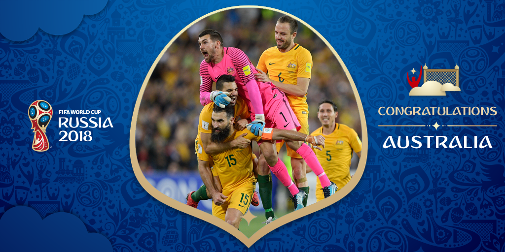 QUALIFIED! 👏
Congratulations, 🇦🇺Australia! 🙌
They're heading to their 5th #WorldCup! #WCQ