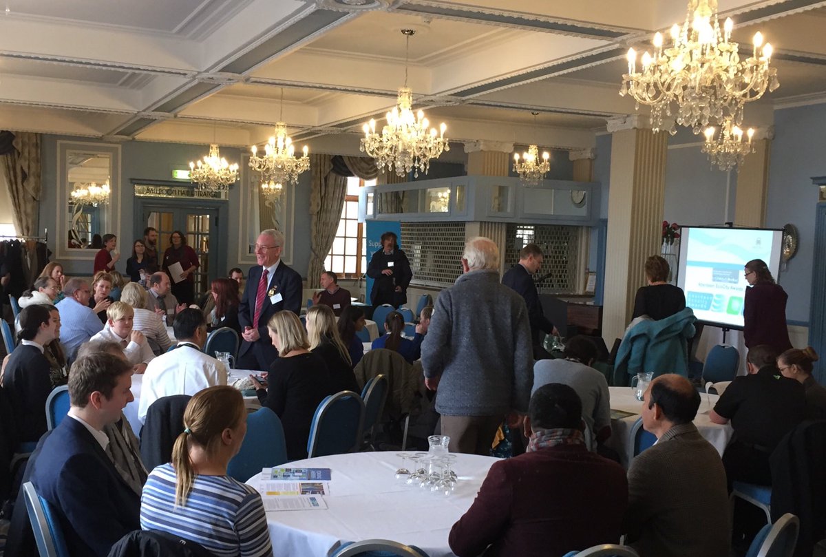 __Stephenk__'s tweet photo. It's #Aberdeen Beach Ballroom for the 2017 EcoCity Awards @coopuk Member Pioneers are delighted to be able to help #Fairtrade @LousyMcCaff @PeterKennedyAbz #ACCECOCITY https://t.co/Vw9r6vKPmG
