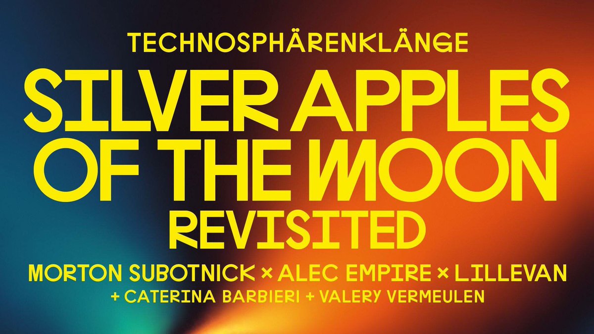 atr.im/2z2ZxYg “Silver Apples Of The Moon” (1967) is regarded as the most important electronic album of the last century. 

Morton Subotnick is a true innovator and a legend to all of us. 

Alec Empire