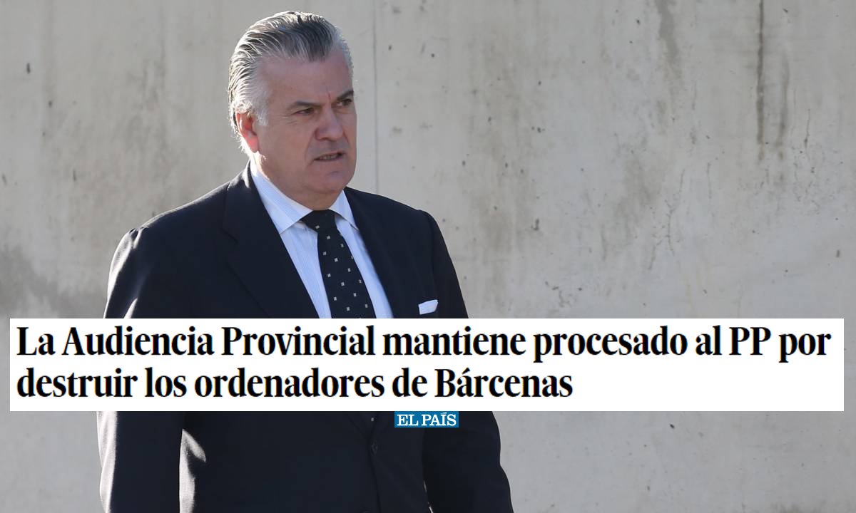 Mientras nos gobierne un partido corrupto no habrá orden ni recuperación en nuestro país