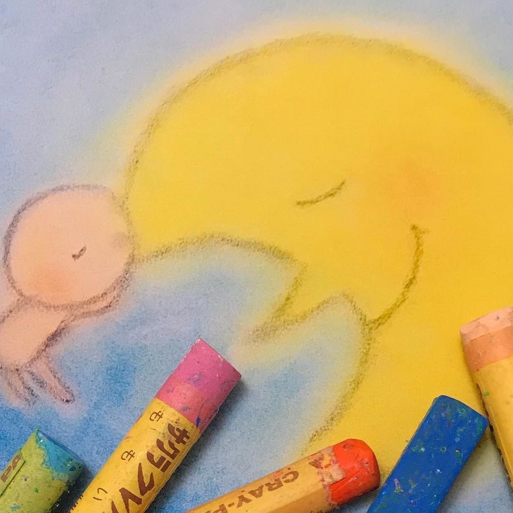 らくがきやせい 絵本 きょう の一場面です 今日もありがとう サクラクレパス 絵本 Oilpastels Picturebooks 油柔和 繪本 This Is One Scene Of Picture Book Today T Co 1lqet6yv8z T Co Upnfmaidwj