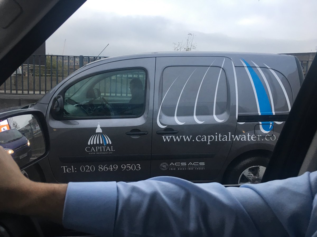 Nice clean van from a high quality water treatment company @CapitalWater @itrmltd