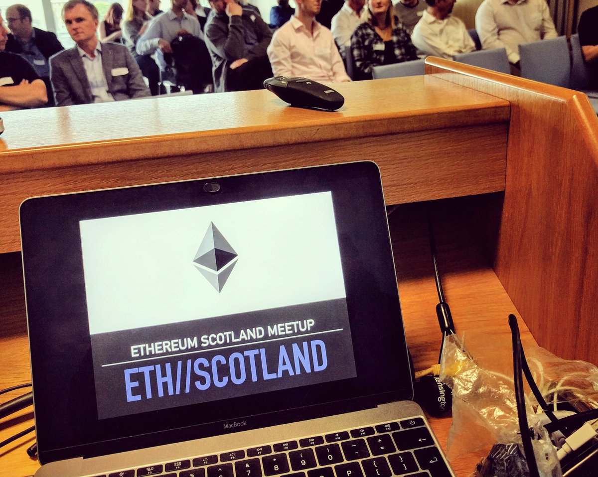 ETH//EDI#3 The 3rd Ethereum Scotland Meetup (Edinburgh) is about to begin. See you there tonight. Nov 15, 6-9PM at DLA Piper, Edinburgh RSVP: bit.ly/ethedi3 or watch live: bit.ly/ethedi3live #ethiot3